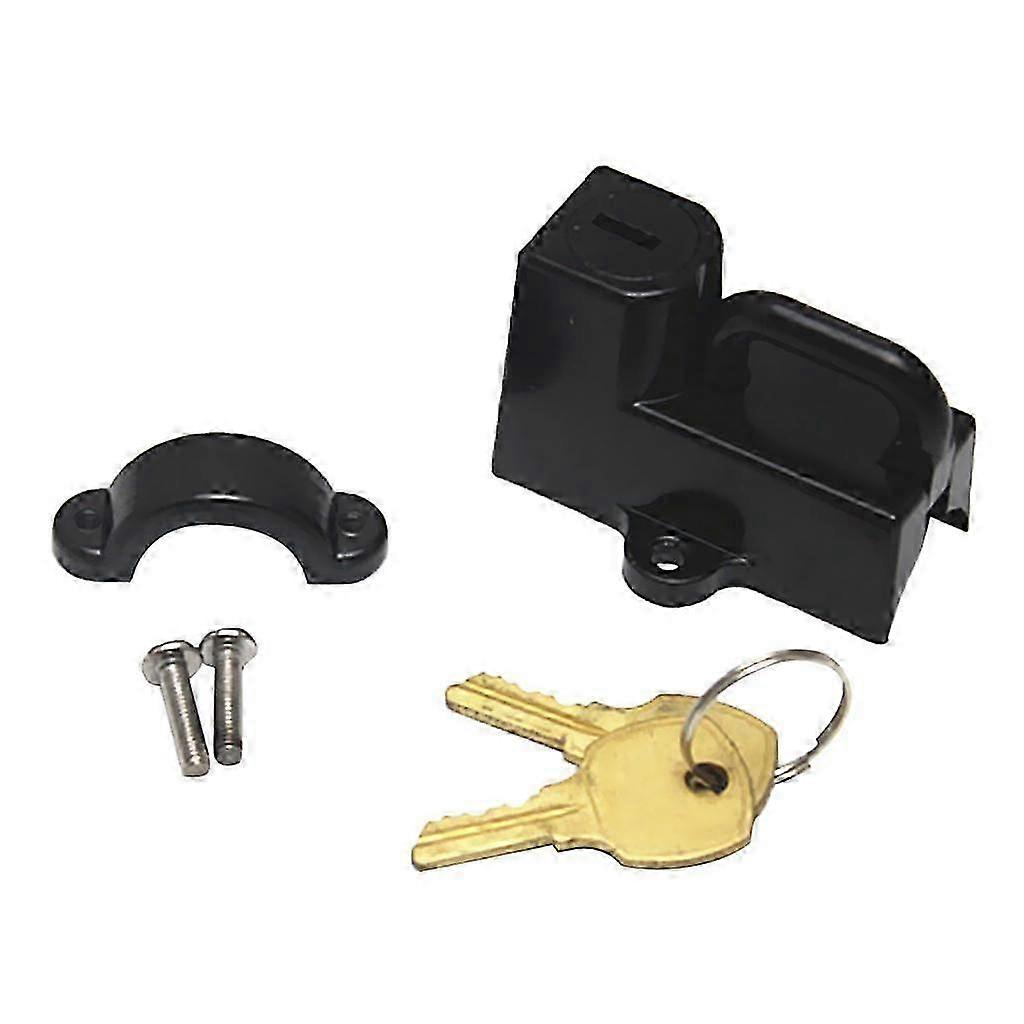 Black 22mm Motorcycle Anti- Lock Rust Proof