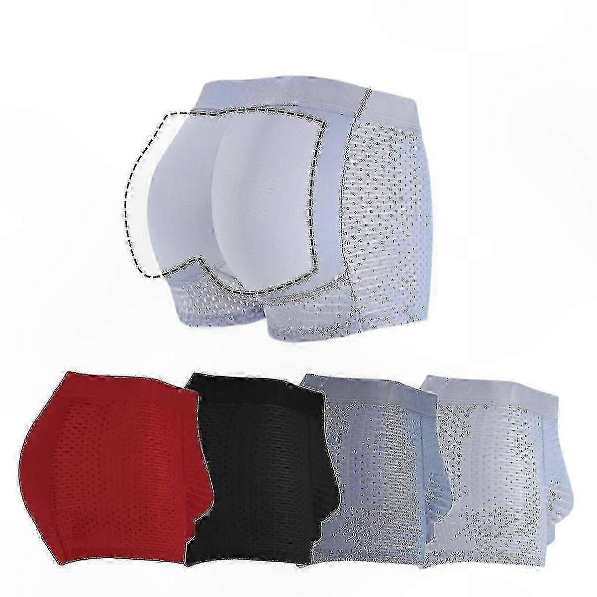 Men's Supportive Padded Briefs with Lift and Enhancement Features