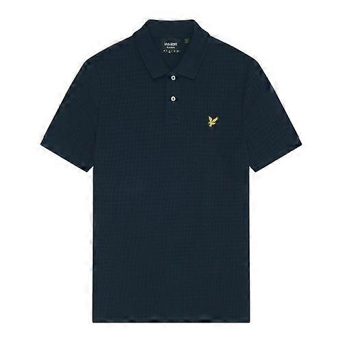 Lyle & Scott Mens Micro Argyle Polo Shirt