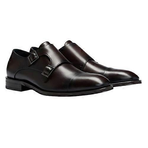 Boss Mens Derrek Leather Double Monk Strap Oxfords