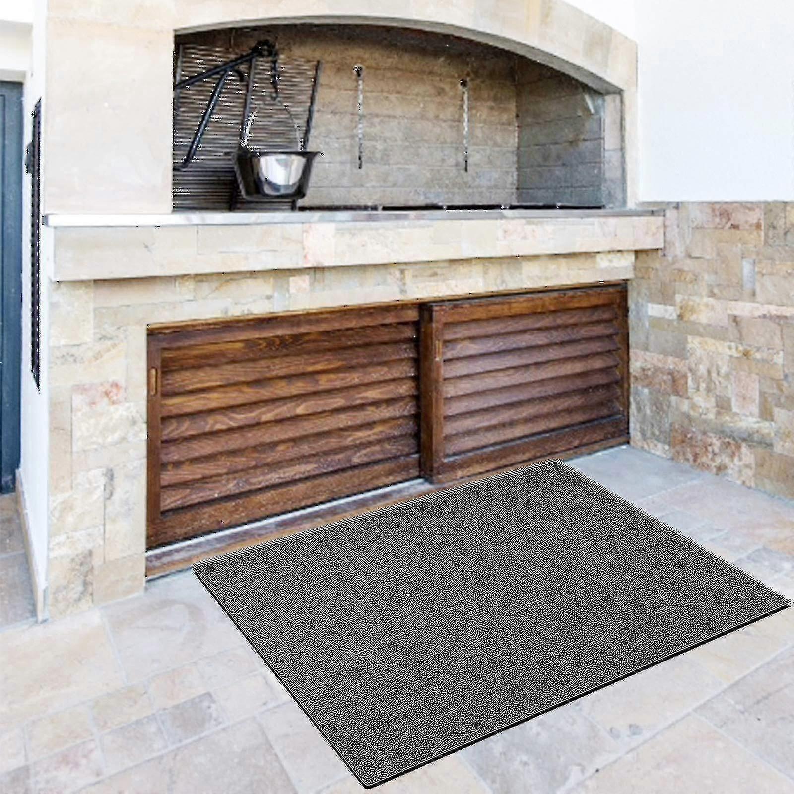 Flambeständig eldstadsmatta för spis- och eldstadsskydd