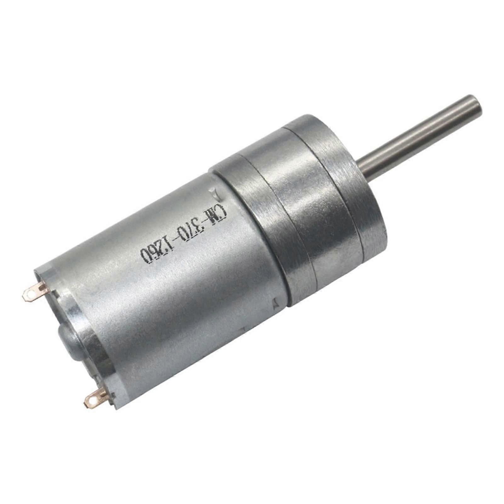 Electronic DC Starter With Gearbox Model 25GA370 12V High-Torque Micro Motor Long Shaft