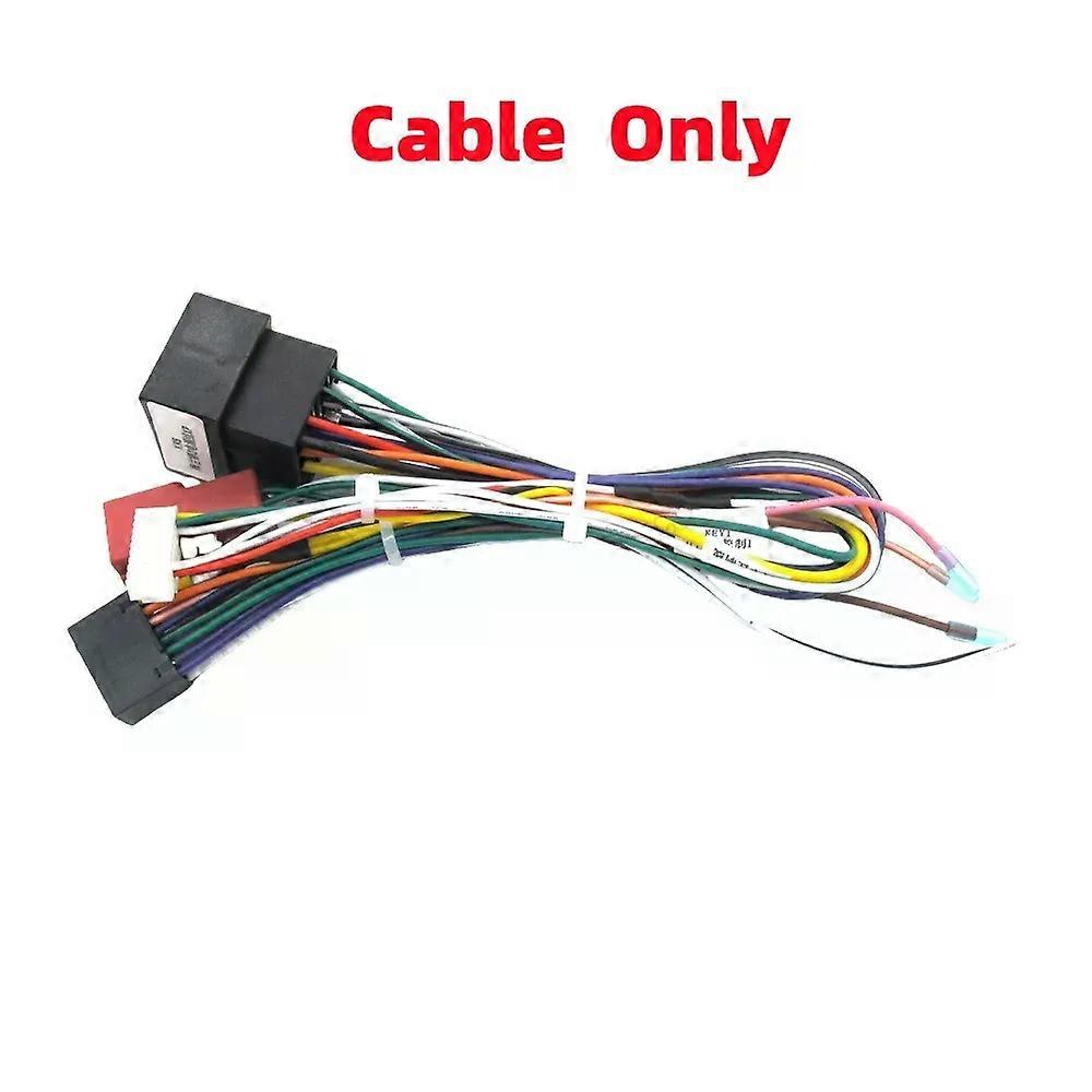 16 Pin For RENAULT Megane 2 Clio 3 Clio3 2004 - 2007 Canbus Android Player Power Cable Audio Adaptor Dash Trim kit Facia Panel