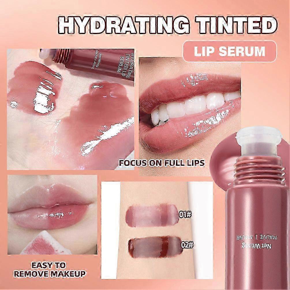 Lip Glowy Balm,Sheer Tinted Lip Moisturizer with Moisturizing Ingredient, for Hydrating Shine & Soft Lips