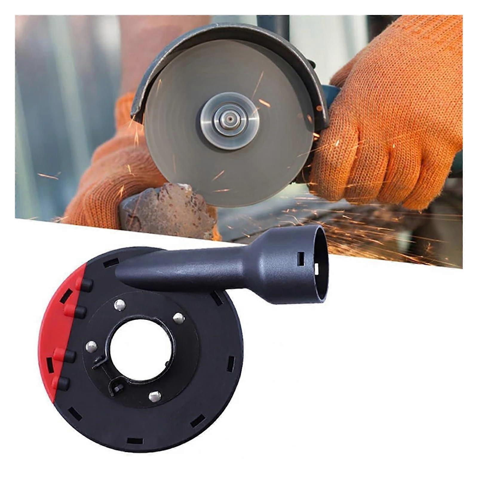 Power Tool Dust Guard Universal Surface Cutting Dust Shroud for Angle Grinder, Built-In Dust Collector, One Size