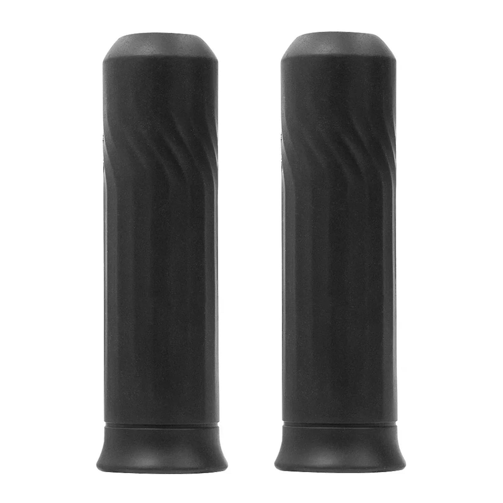 Non-Slip Soft Rubber Handlebar Grips for NIU KQi2 KQi3 Electric Scooter, 22mm Black Replacement Cover Parts
