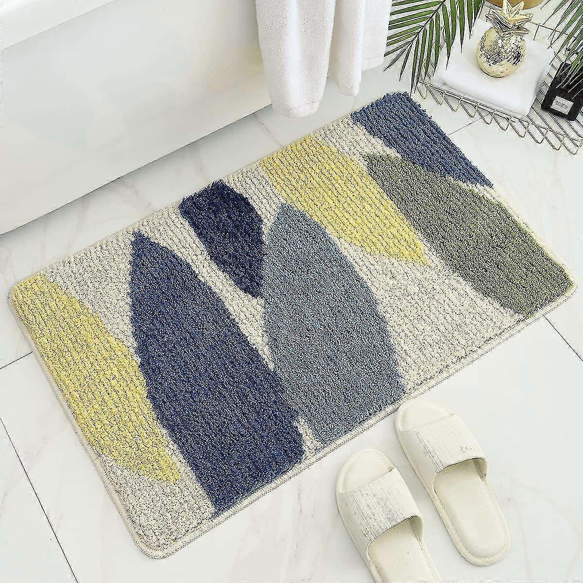 Non-slip Bath Mat 50 X 80 Cm Forest Leaf Bathroom Mat HG