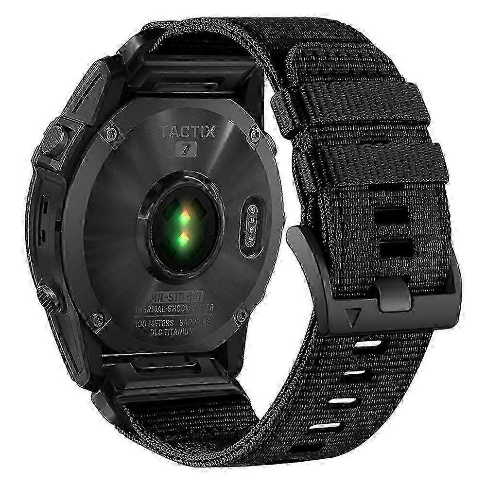 26mm Canvas Nylon Quick Release Strap for Garmin Fenix 8 51mm/Fenix...