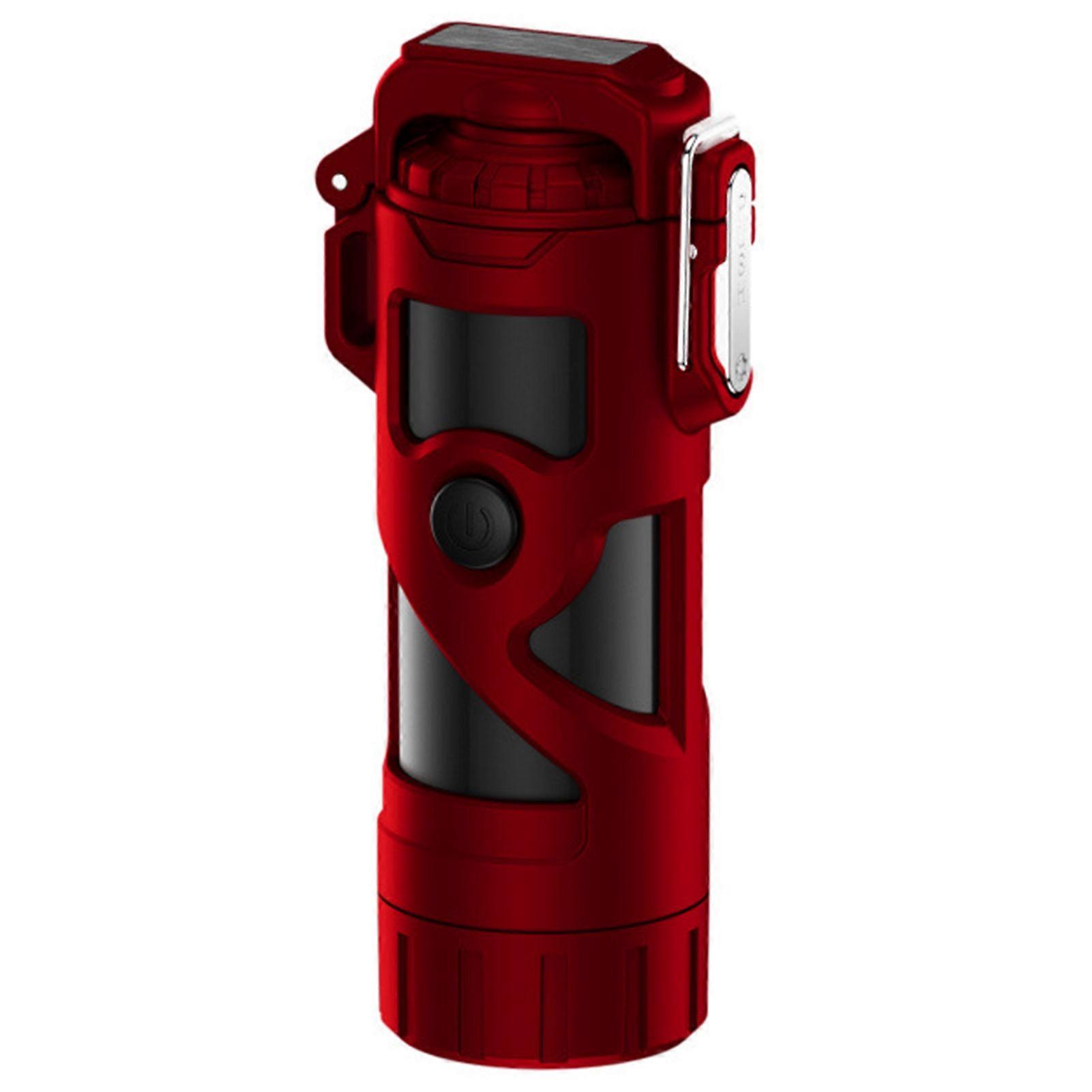 Waterproof Multifunctional Arc Lighter USB Electric Windproof Flameless Lighter Great Present Idea for Dad