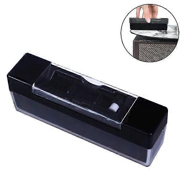 Soft Brush Anti-Static Record Brush with Cleaning Set for Vinyl Records, Velvet Pad Including Anti-Static Cleaning Brush