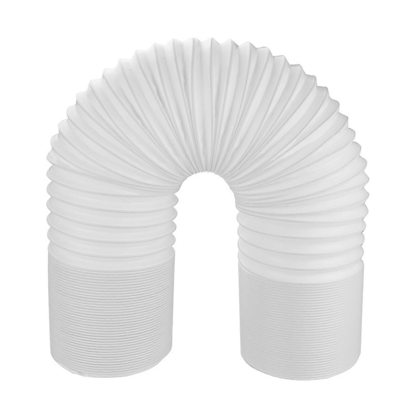 Air Conditioner Exhaust PP Steel Wire Foldable Stretchable Counterclockwise Vent Hose CCW Thread 3 Meter Length