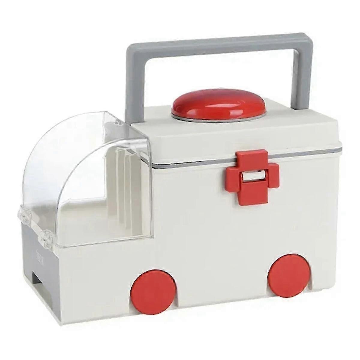 Multifunctional Ambulance Medicine Box Large Capacity Household Grey