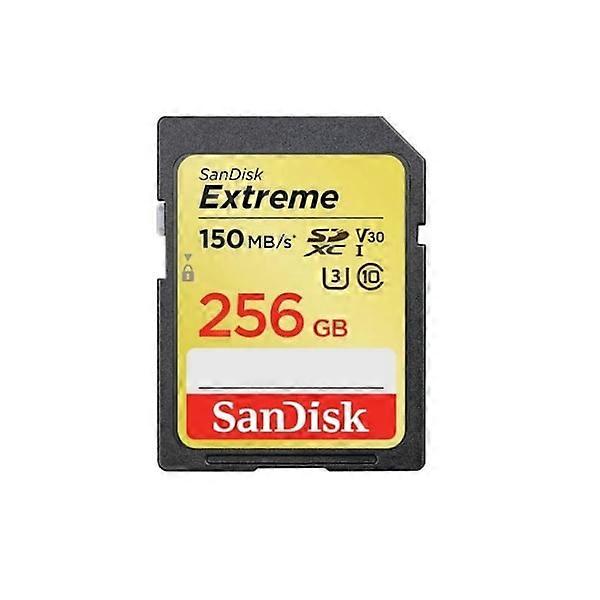 SanDisk Extreme PLUS 256GB SDXC Memory Card - 190 MB/s Read - 130 MB/s Write