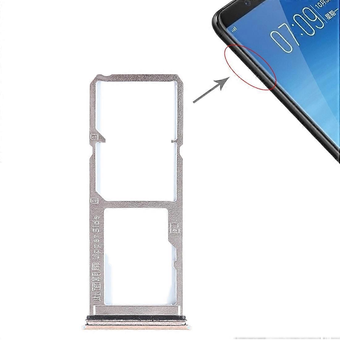 2 x SIM Card Tray + Micro SD Card Tray for Vivo Y75