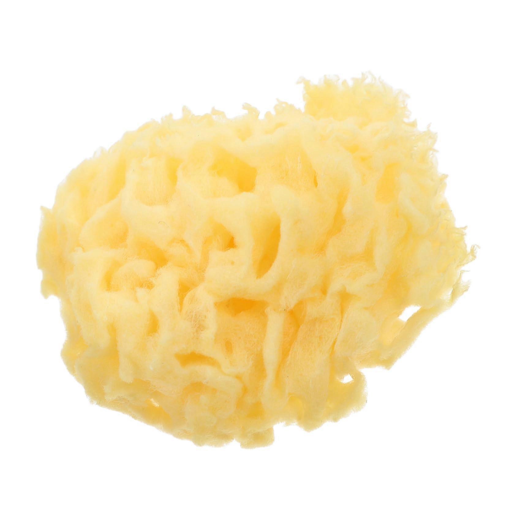 Natural Seaweed Bath Sponge Honeycomb Texture For Gentle Cleansing And Exfoliation, Adult Size, Seaweed Material
