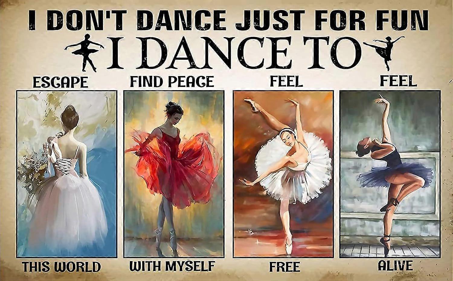 Puslespil I Don; T Dans Bare for sjov Dans Danser Ballet Ballerina Træpuslespil Udvikling Legetøj Spil Legetøj Gave