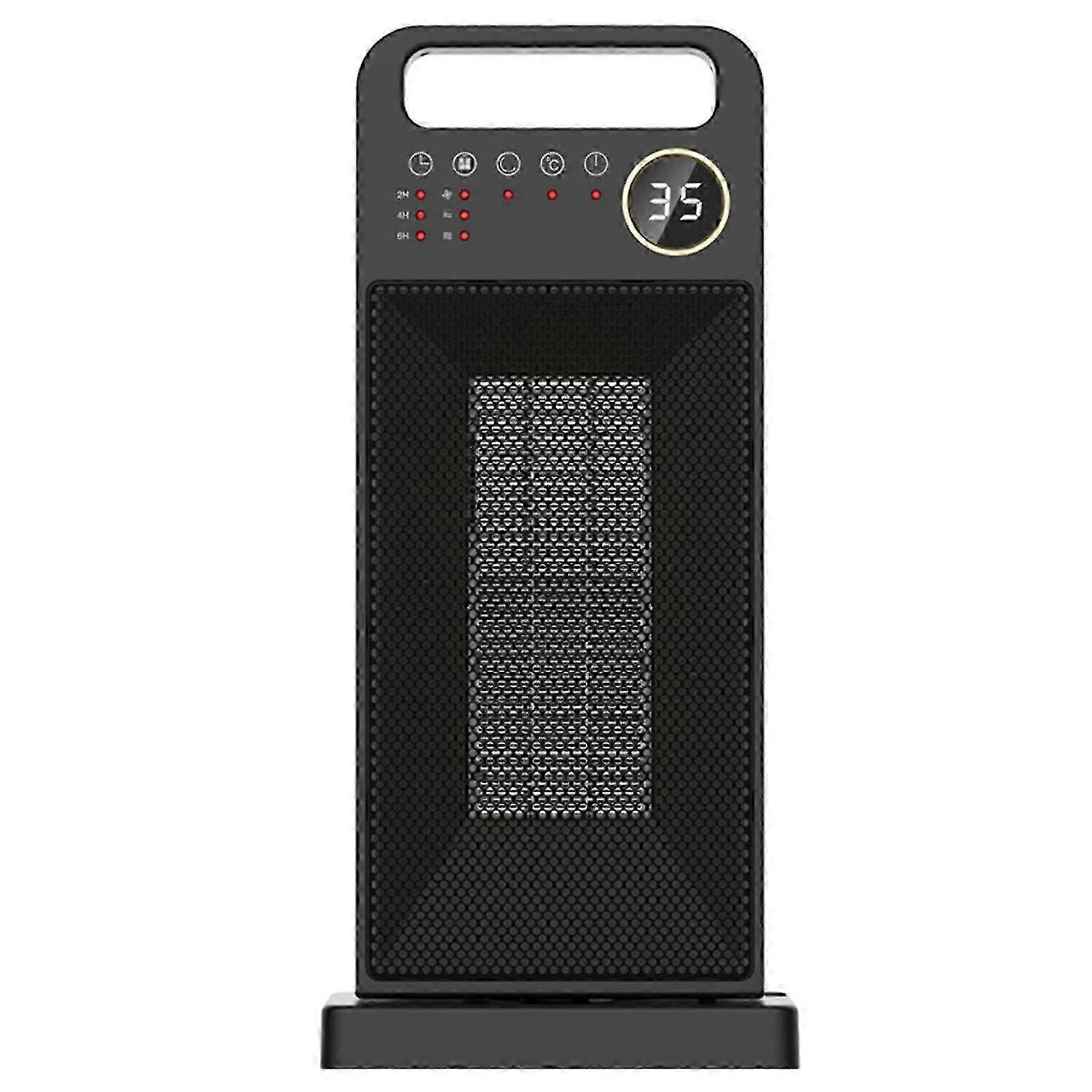 Ptc Heating Electric Heater Touch Screen Remote Control Intelligent Timing Shaking Head Home Life Bathroom Vertical Heater
