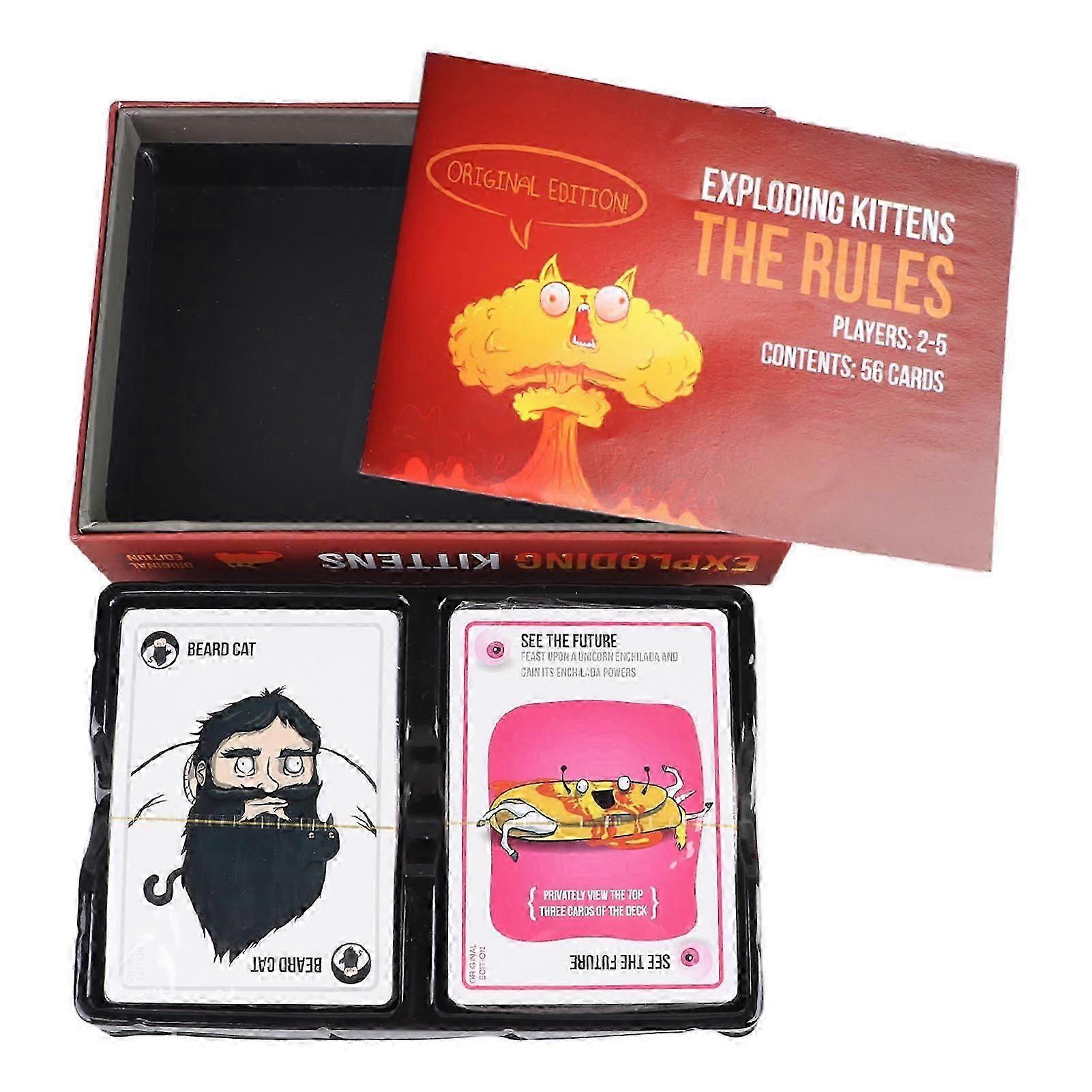 Cat Theme Table Card Set, Coated Paper, Various Patterns, Party Desktop Toy