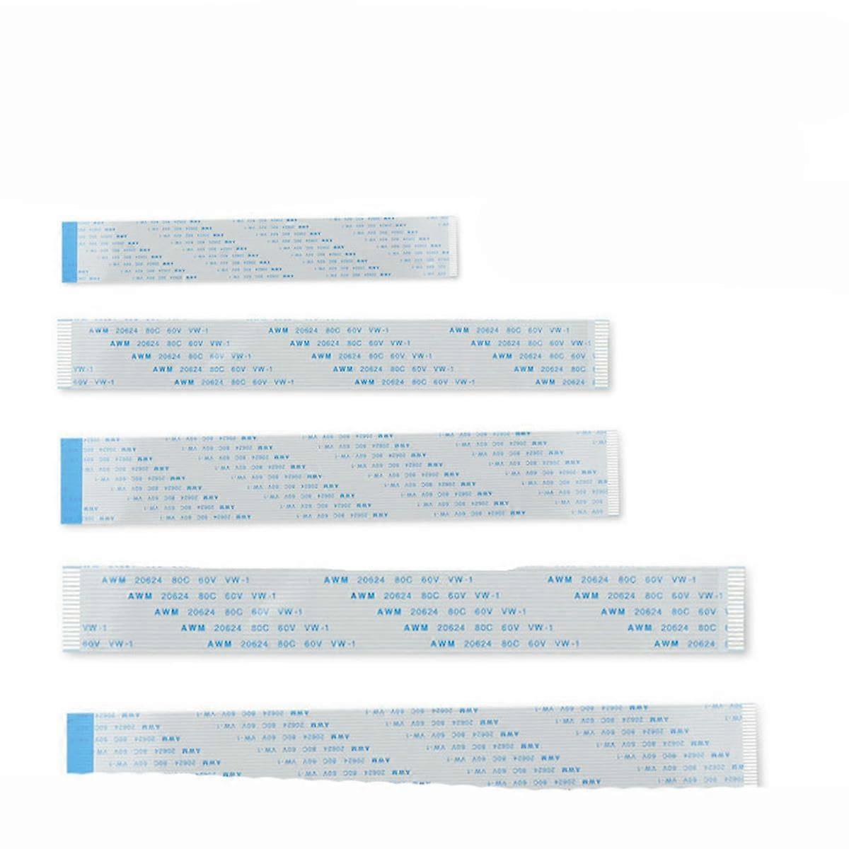 FPC Ribbon Flexible Flat Cable 1mm Pitch 100mm Length 4P40P Pin Configurations FFC Wire Reverse Direction 10pcs