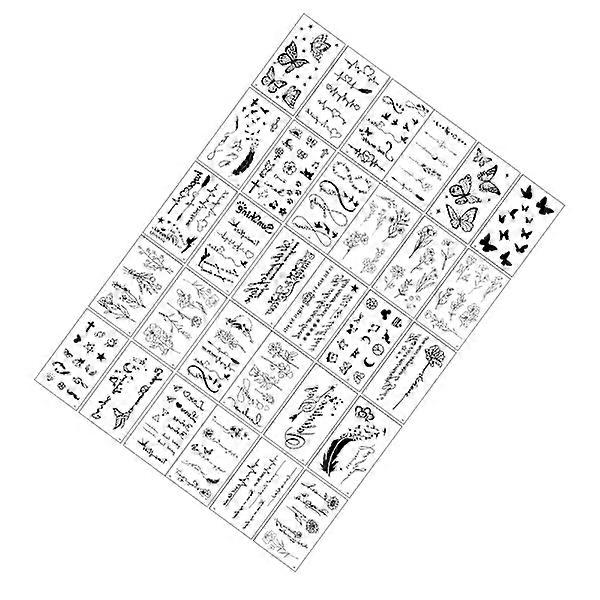 Dark Series Temporary Tattoos - 30 Unique Designs