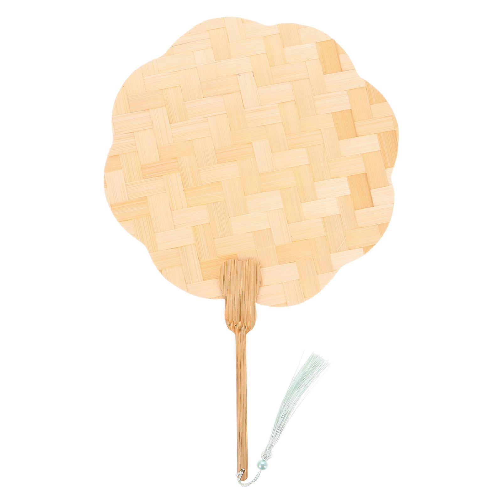 Bamboo Woven Hand Fan – Handmade Craft for Weddings, Parties, Beach Activities, and Artistic Use, Unisex Design