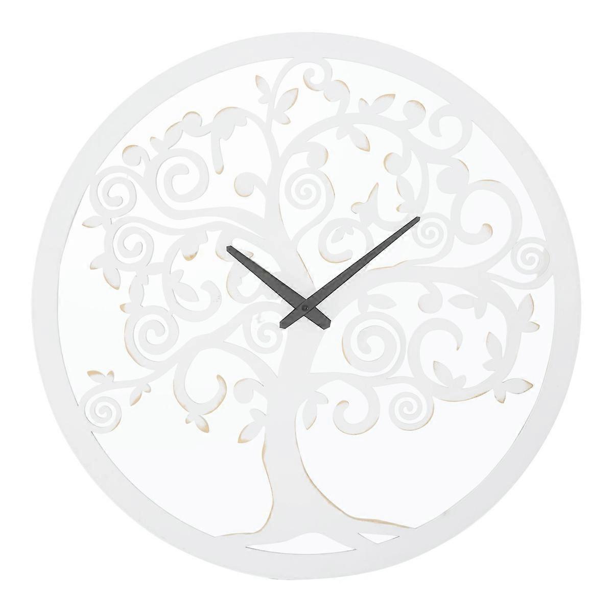 MF272 Wanduhr, Weiß, Metall, 55x4,5x55 cm