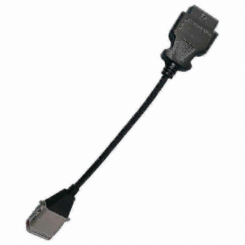 كابل محول OBD شديد التحمل - موصل تحويل 12 دبوس إلى 16 دبوس للاستخدام التشخيصي لمعدات البناء فقط
