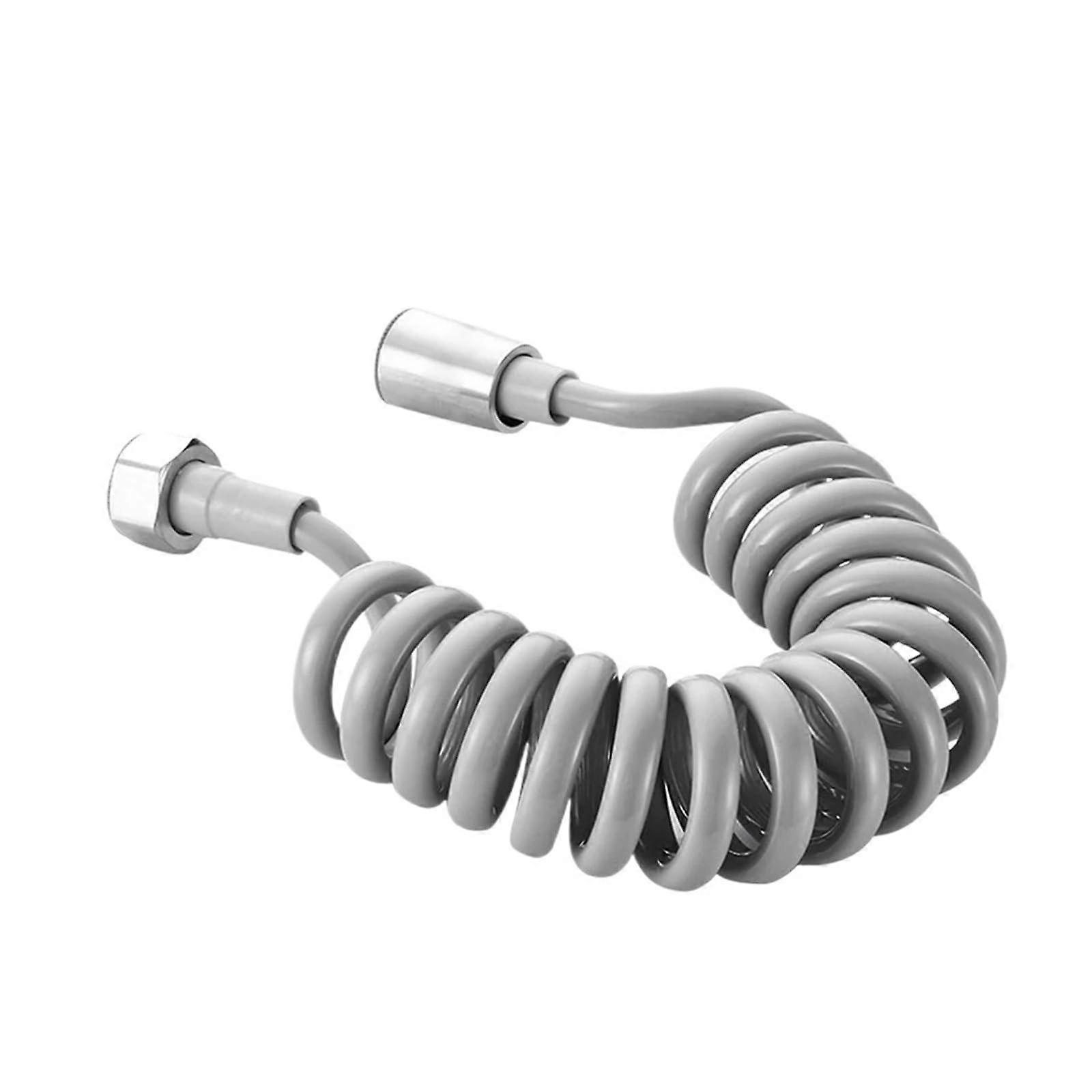 Flexible Spring Shower Nozzle Hose - 2M/3M/5M Lengths For Toilet And Bathtub, Bathroom Pipeline Accessories, 1Pc 3M