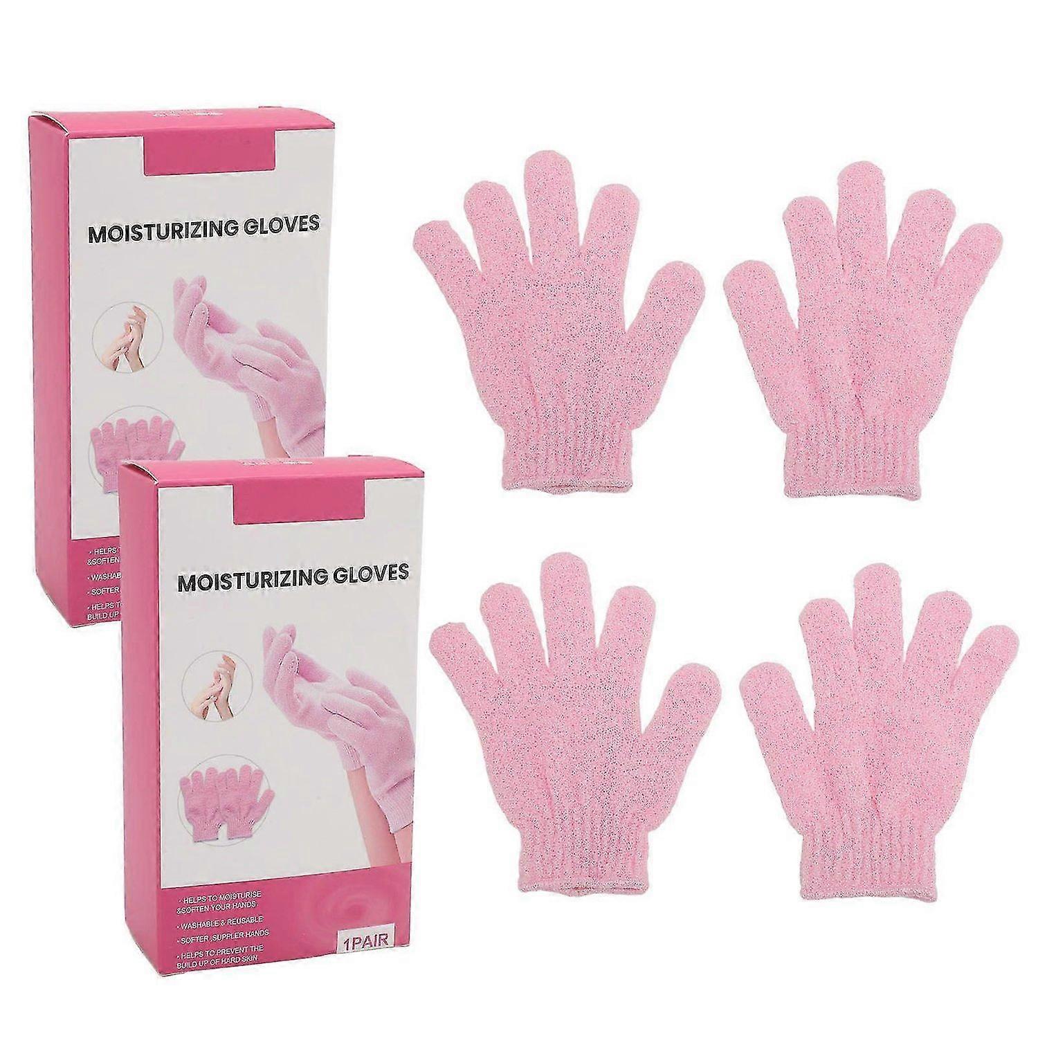 2025 Latest Model 2 Pairs Moisturizing Gloves Softening Rough Skin Remove Dead...