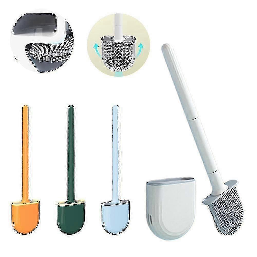 Silikon-Toilettenbürste, Wandmontage-WC-Reinigungsbürste