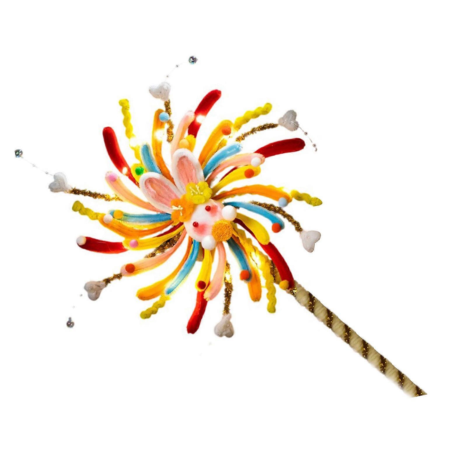 Rabbit Shape Rotating Lanterns Making Set For Kids User friendly Craft Activity Family Bondings Experience  Red