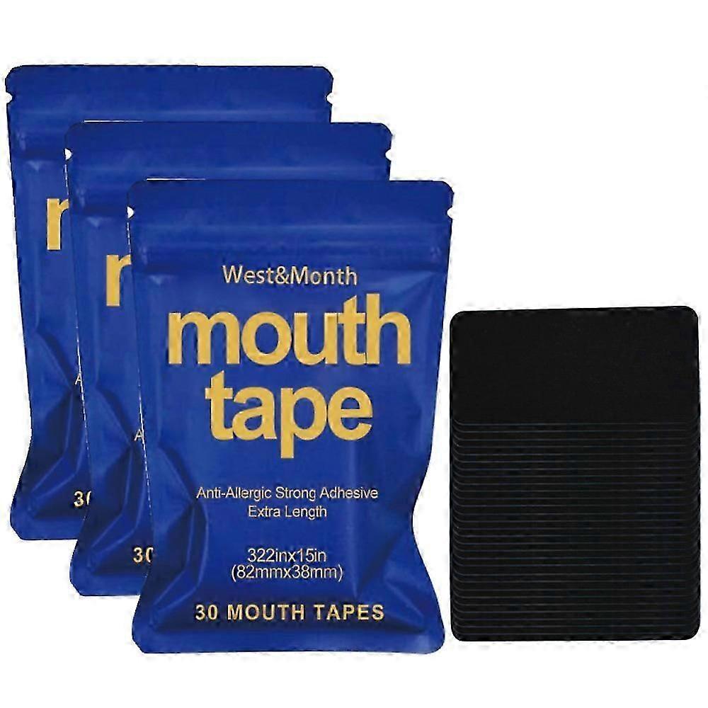 1-3X Mouth Tape For Nose Breathing Self Adhesive Strips For Nasal Breathing 30pcs