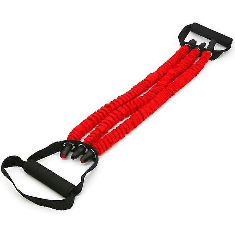 ELLE Exerciser Rope Indicator Body Tension Up Fitness Three Tubes TPE Expander