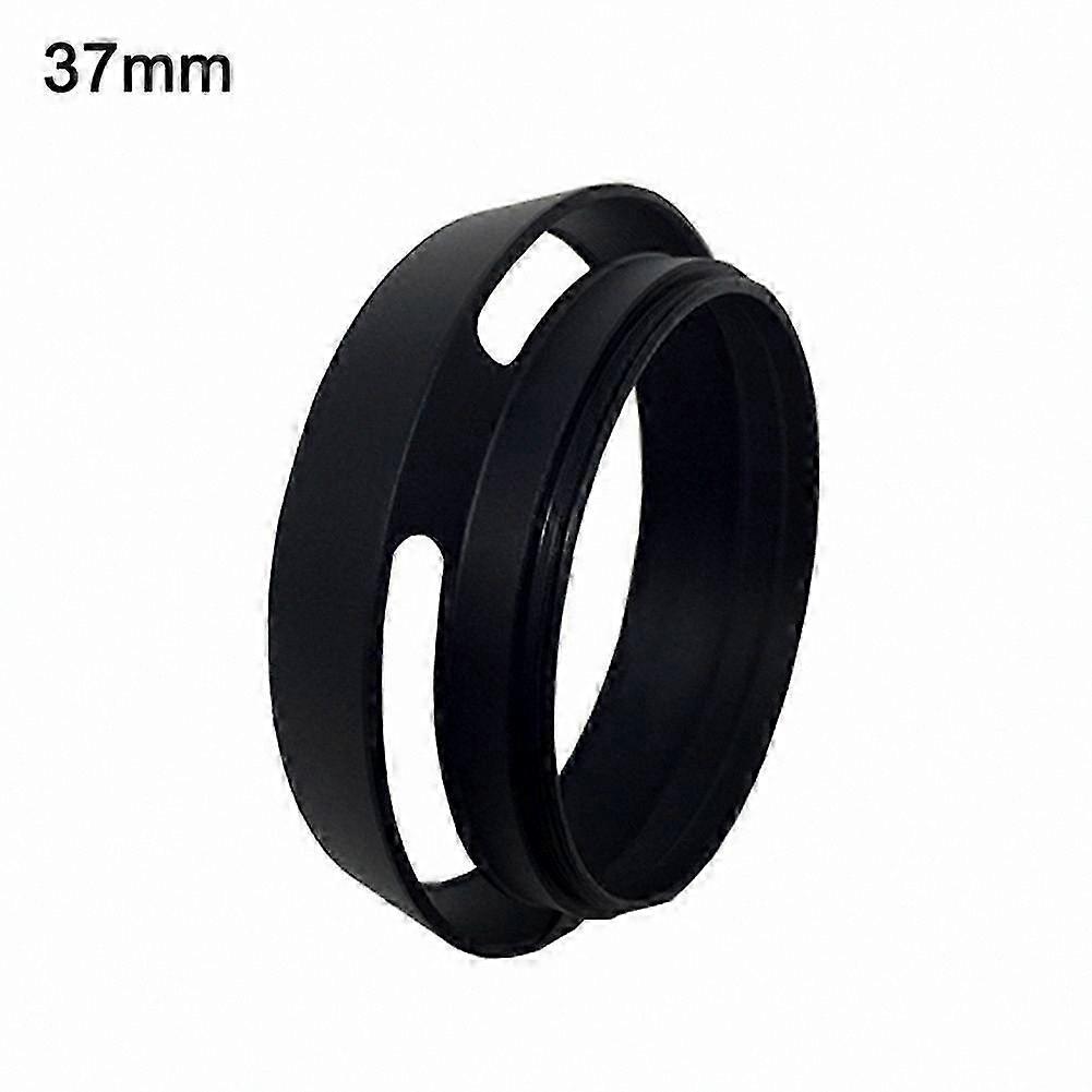 Screw-in Sunshade for Camera Lens with Metal Hollow Design Protector