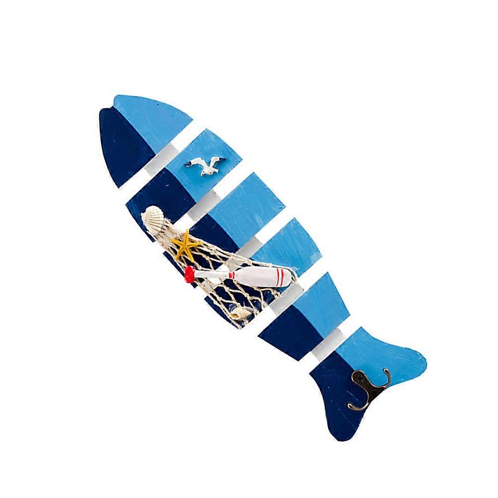 Mediterranean Fish Hook Wall Hanging Hook for Home 1Pcs Stylish