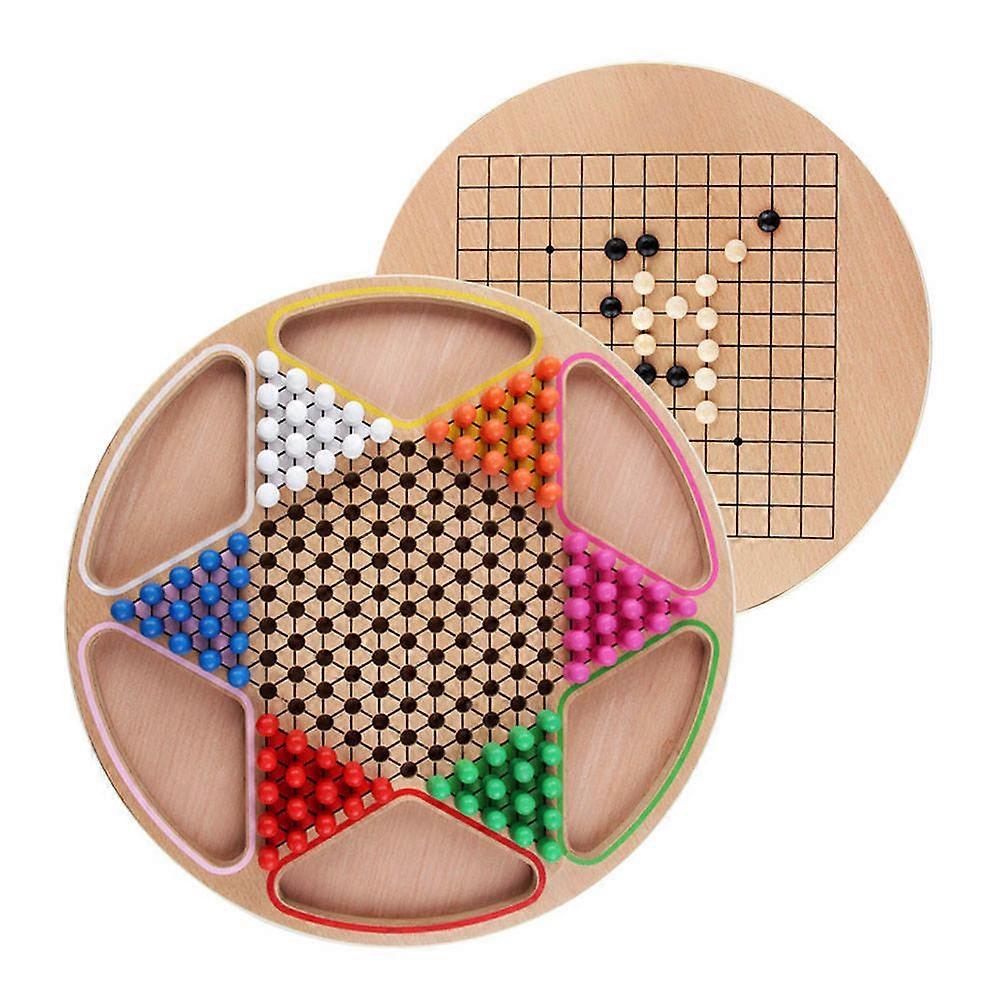 Chinese Checkers Wooden Chinese for Playing 1Set