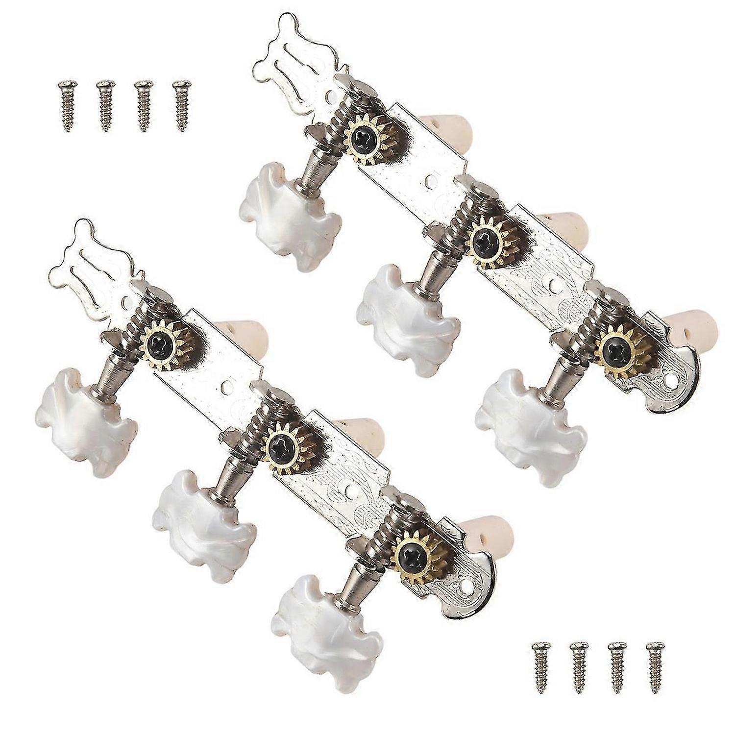 One Pair Guitar Tuning Pegs Machine Tuners White Machine Head
