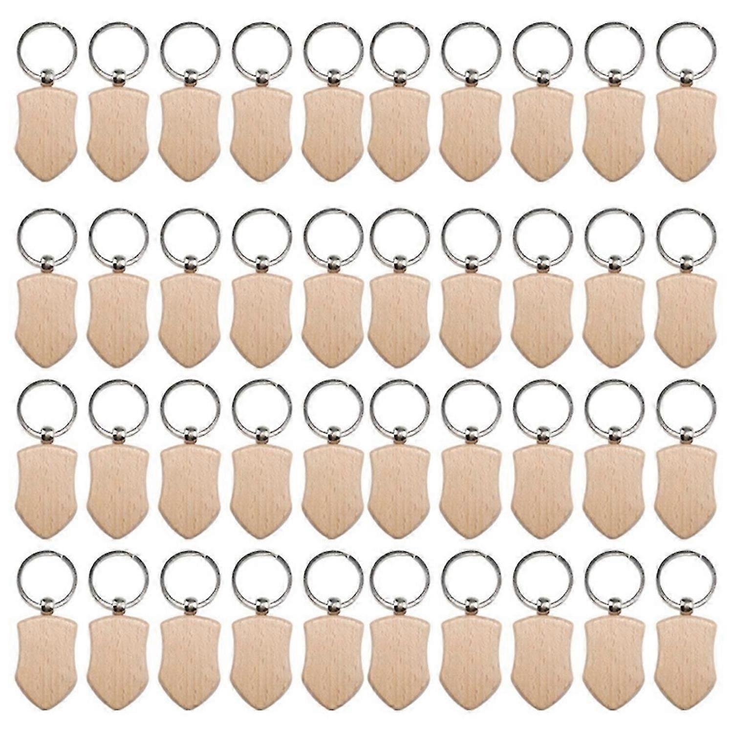 Blank Wooden Key Tag Key Engraving Blanks Unfinished Key Tags,Style 3