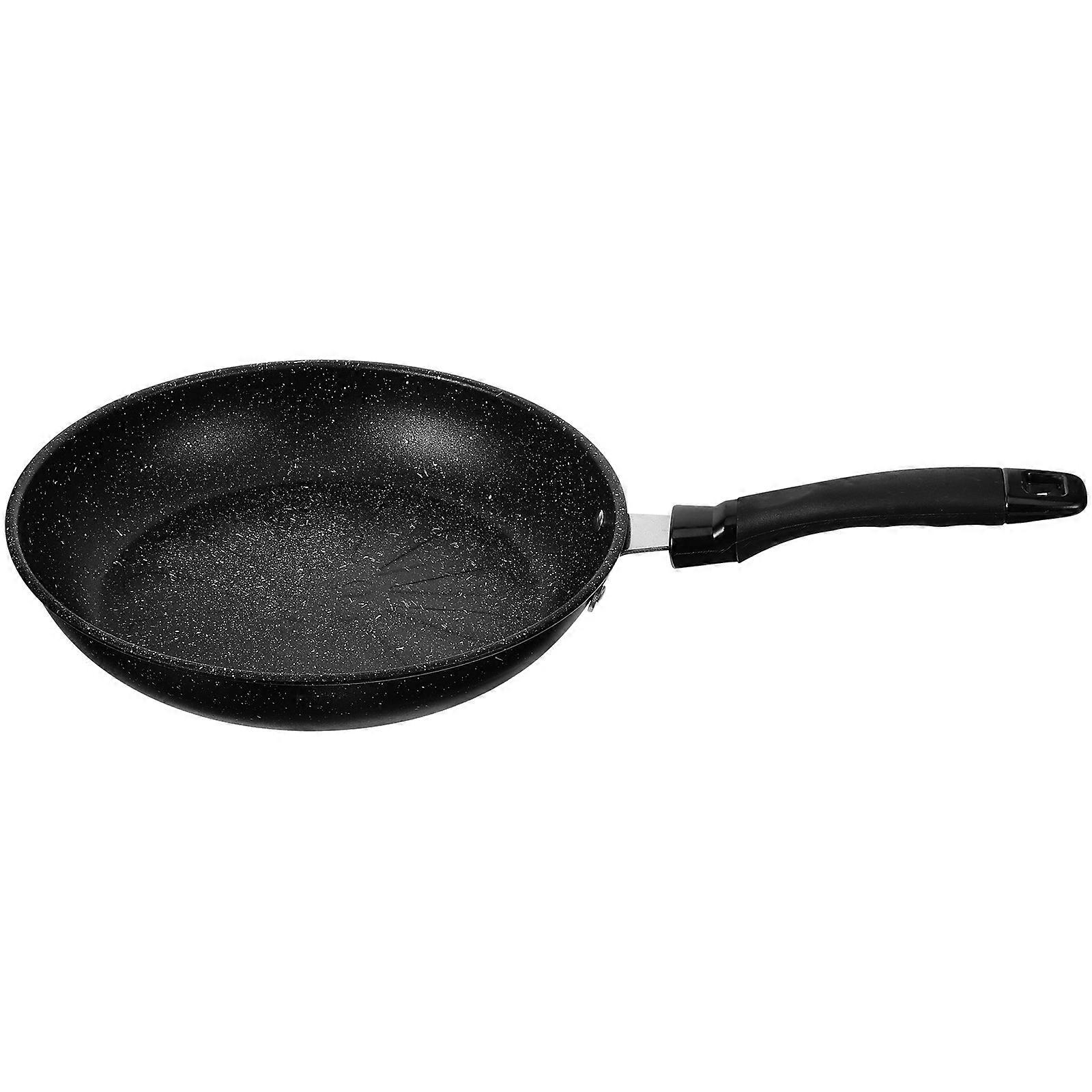 Thicken Deep 26Cm Breakfast Pan For Everyday Cooking And Induction Cooker Use Black 1Pack