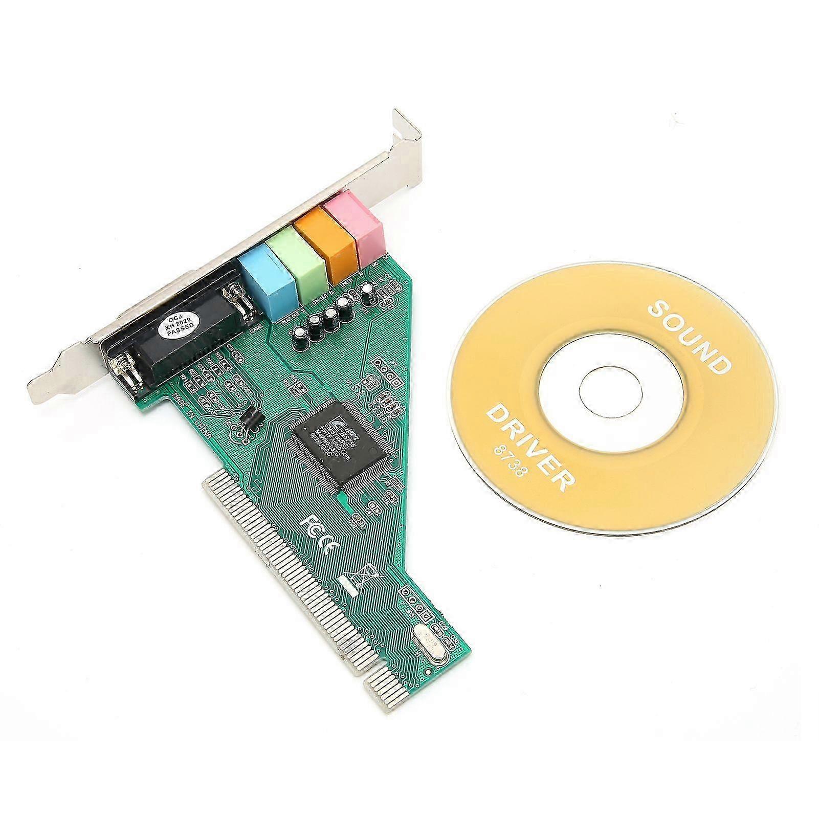 PCI Sound Card 120dB SNR 4-Channel Duplex Audio for Windows 98 CMI8738