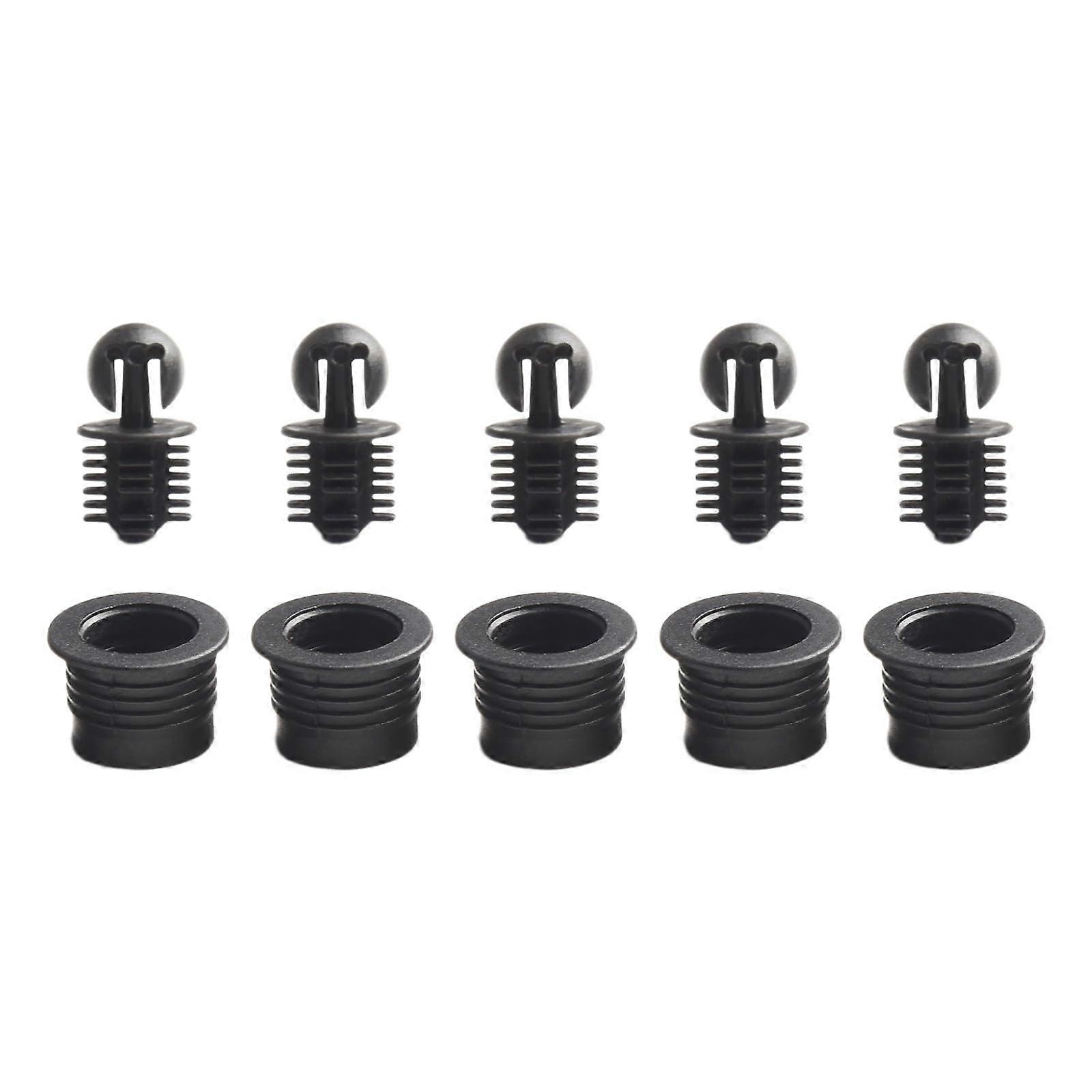 DIY Audio Speaker Grill Guides 10 Pcs Plastic Ball Socket Buckles Peg Kit For Cabinet Installation Center Black A32