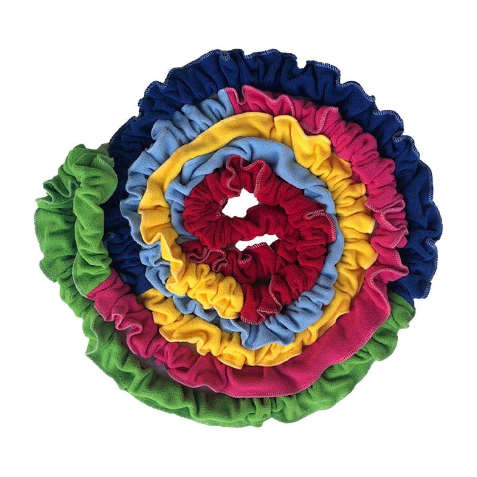 Kooperatives Stretchband, Familienteamwork, Regenbogenfarbenschule, Multi-Zes