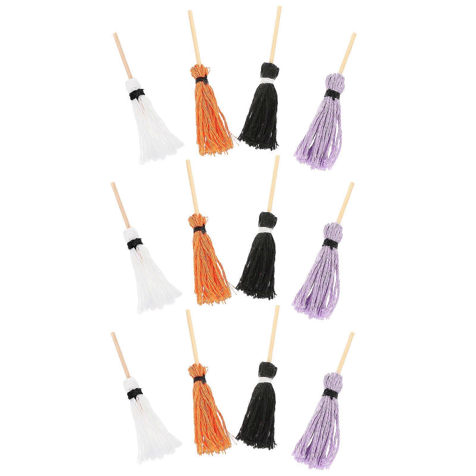 Miniature Scene Accessories Doll House Mops for Decor 48Pcs Pack