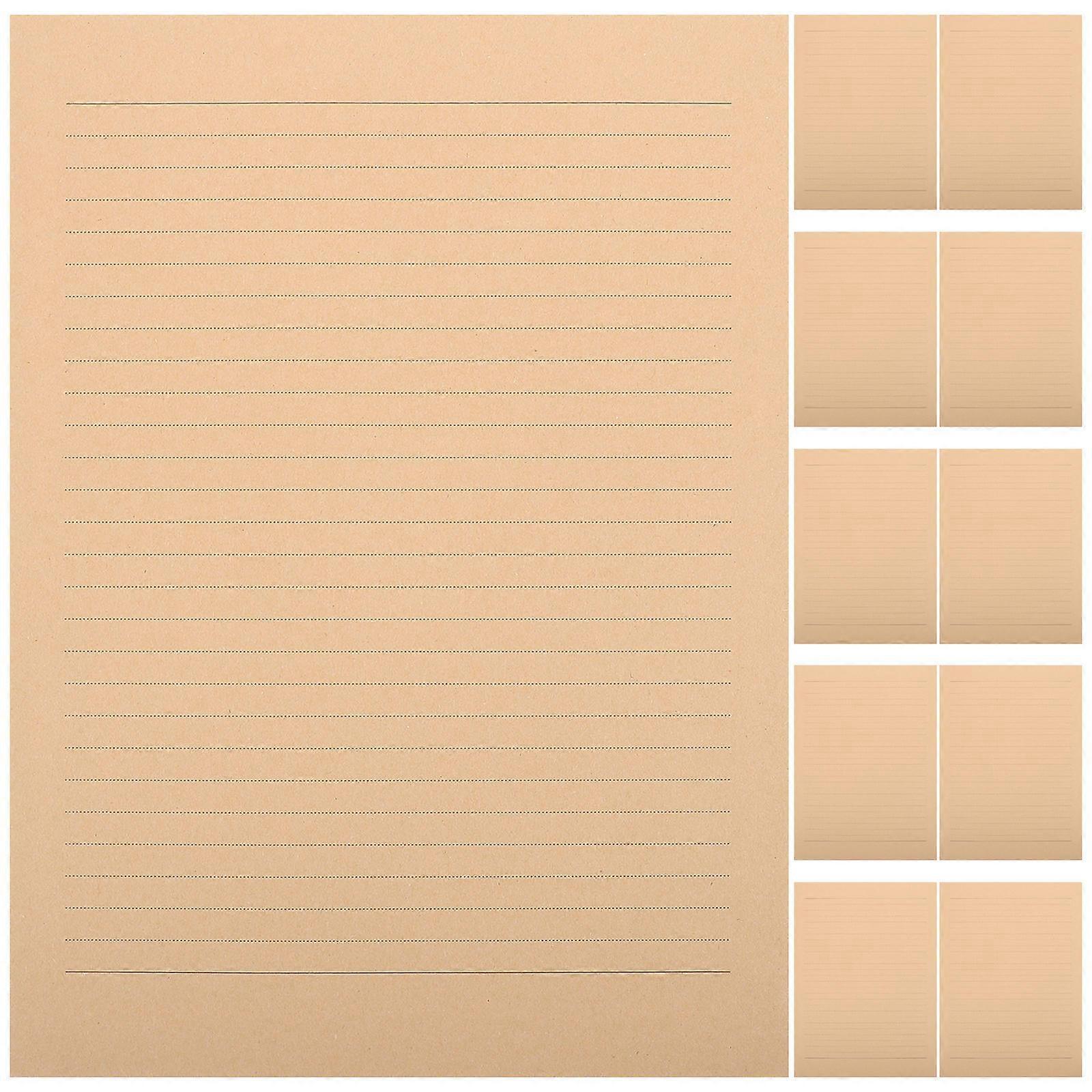 Retro Style Letter Paper Artistic Atmosphere Writing Paper For Invitations 29.70X21.00X0.10cm Recording 100 Sheets
