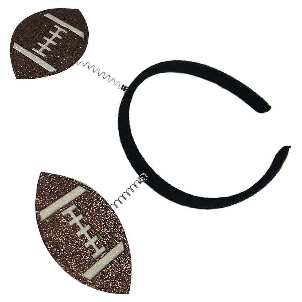 Spring Headband For Sports Fans In Multi Designed For Party Events And Outdoor Activities 5Pcs