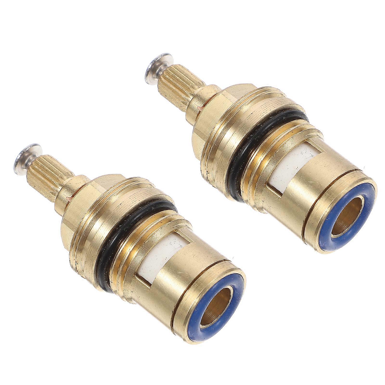 Replacement Cartridge 2Pcs Water Faucet Disc Core For Kitchen Taps Wear-Resistant Design Convenient Operation