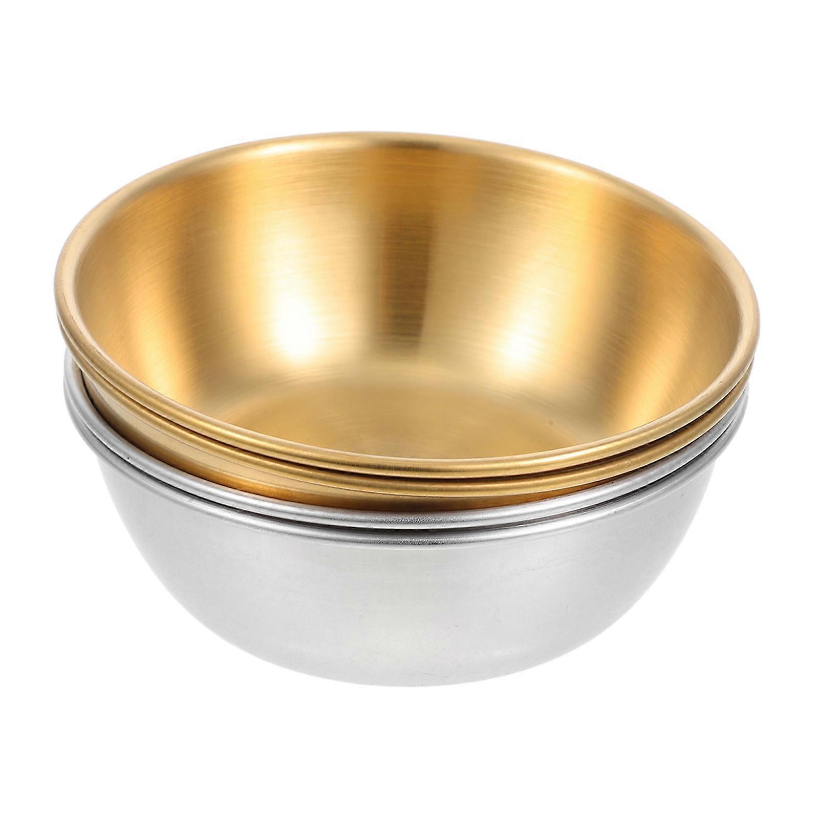 8 Pcs Round Stainless Steel Sauce Cups For Family Dinner Holding Condiments Or Serving Sauces With Elegant Craftsmanship