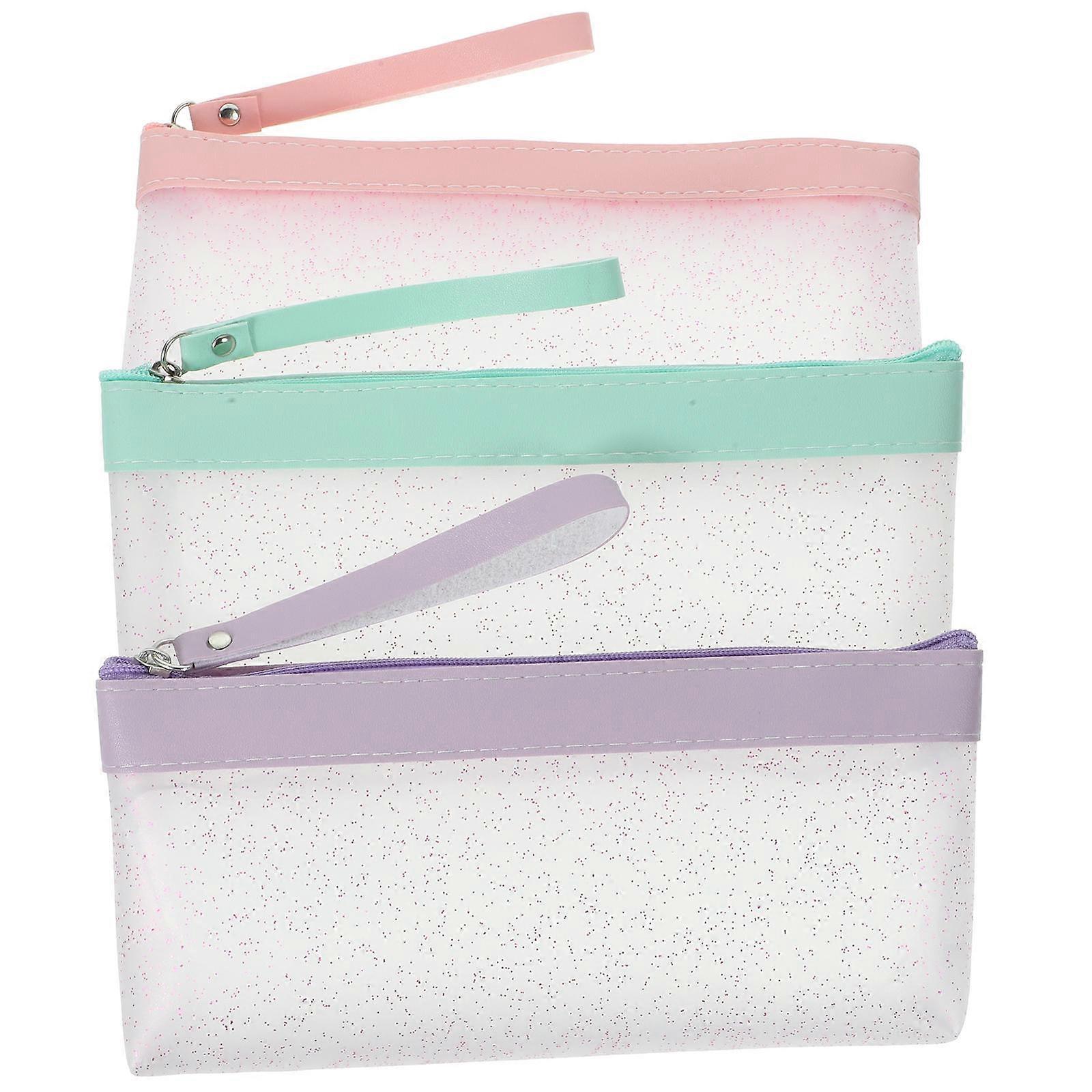 12Pcs Pencil Bag Tpu Material for Storage Large Pencil Organizer