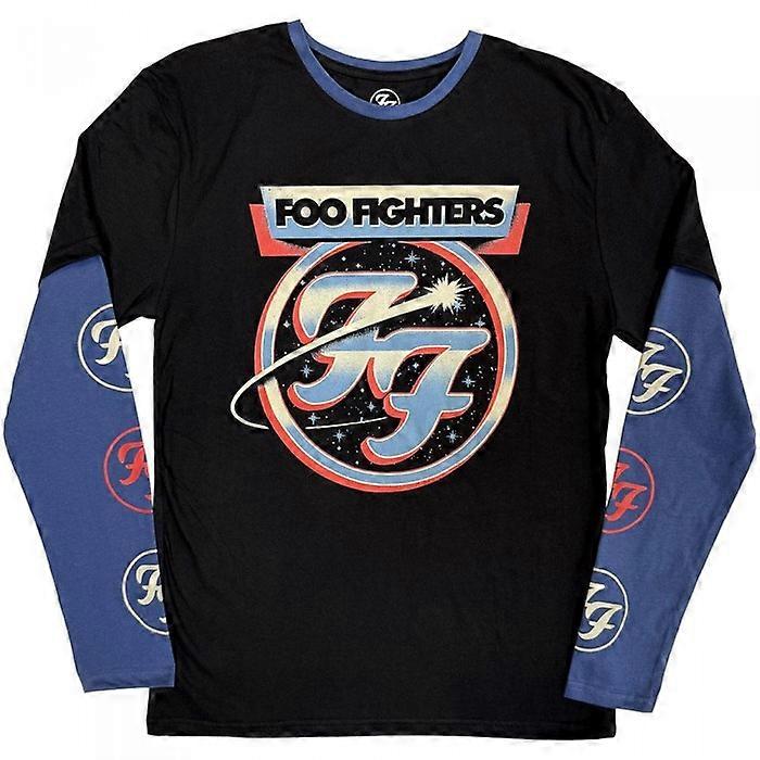 Foo Fighters Unisex Adult Comet Layered Long-Sleeved T-Shirt