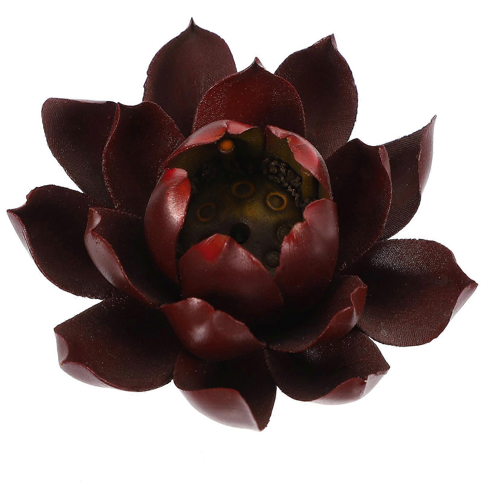 Decorative Ceramic Incense Holder for Decor 5Pcs Brown Incense Burner Set